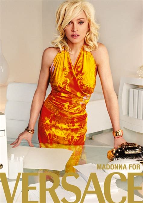 madonna versace 2005|how old is madonna today.